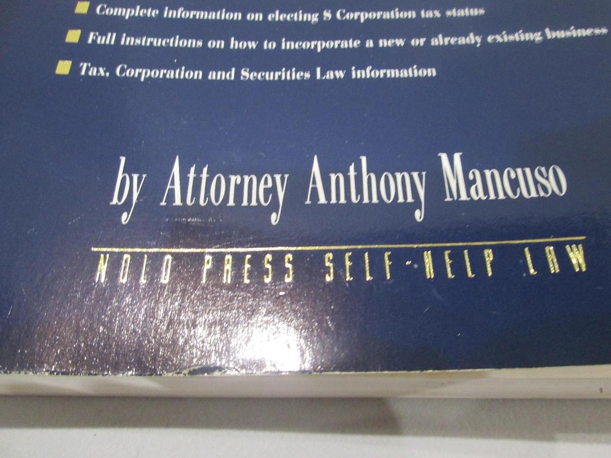 Used How to Form Your Own California Corporation, ISBN 0-87337-069-4, Used 9780873370691