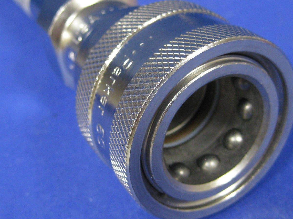Used PARKER SSH4-62 Female Quick Coupling Assy w/ 1/2" Tube and Compression Fitting