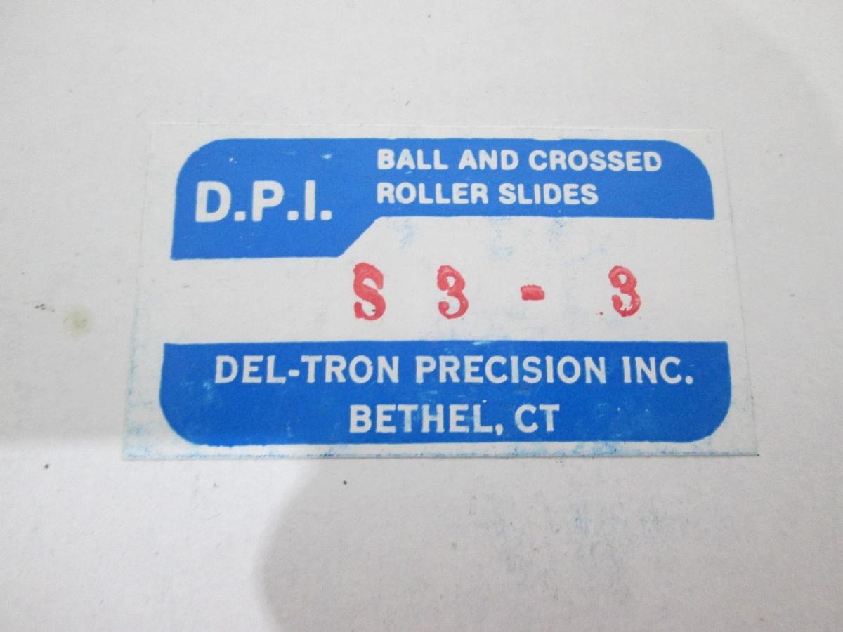 D.P.I. S3-3 Del Tron Precision Linear Ball Slide, , New, Lot of 2
