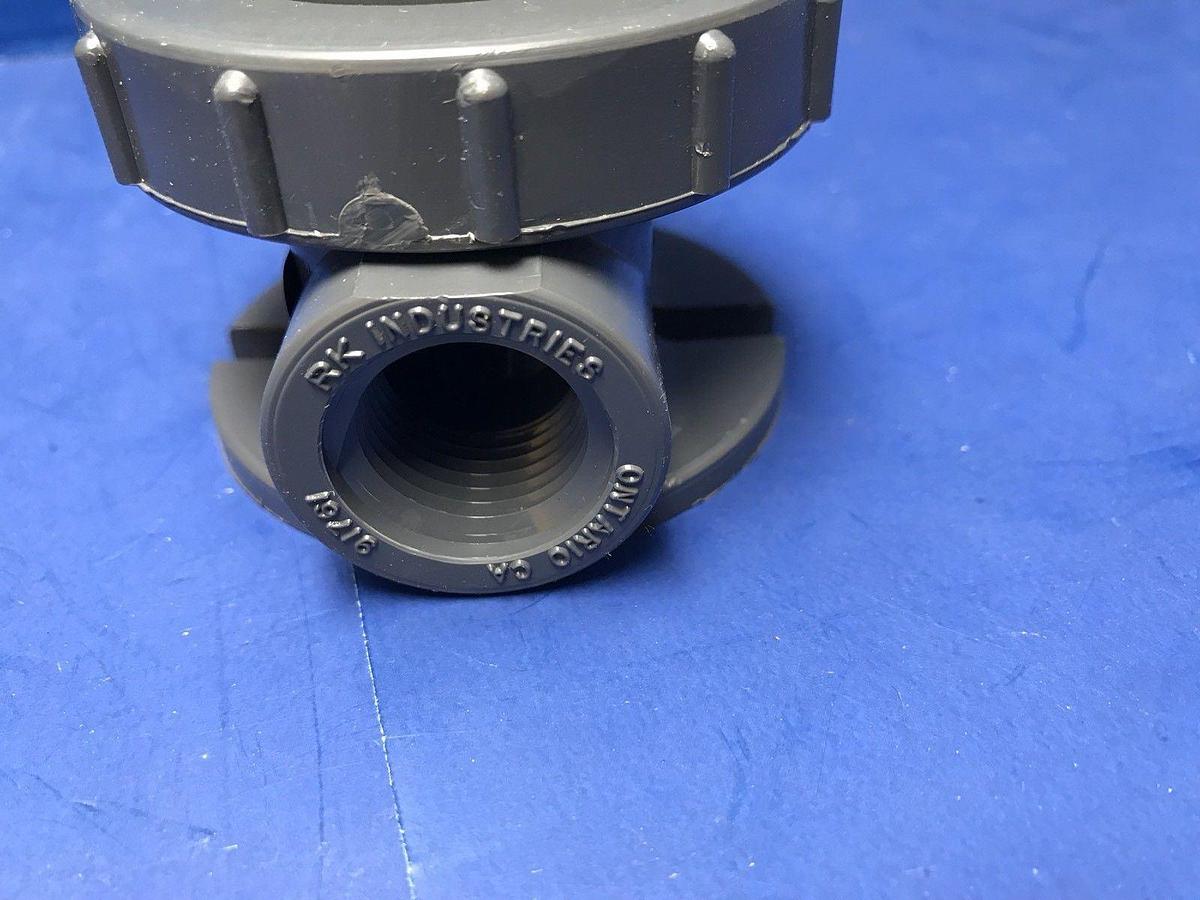 RK Industries, RK-AOV, Air Operated Valve, 1/2" FNPT, New