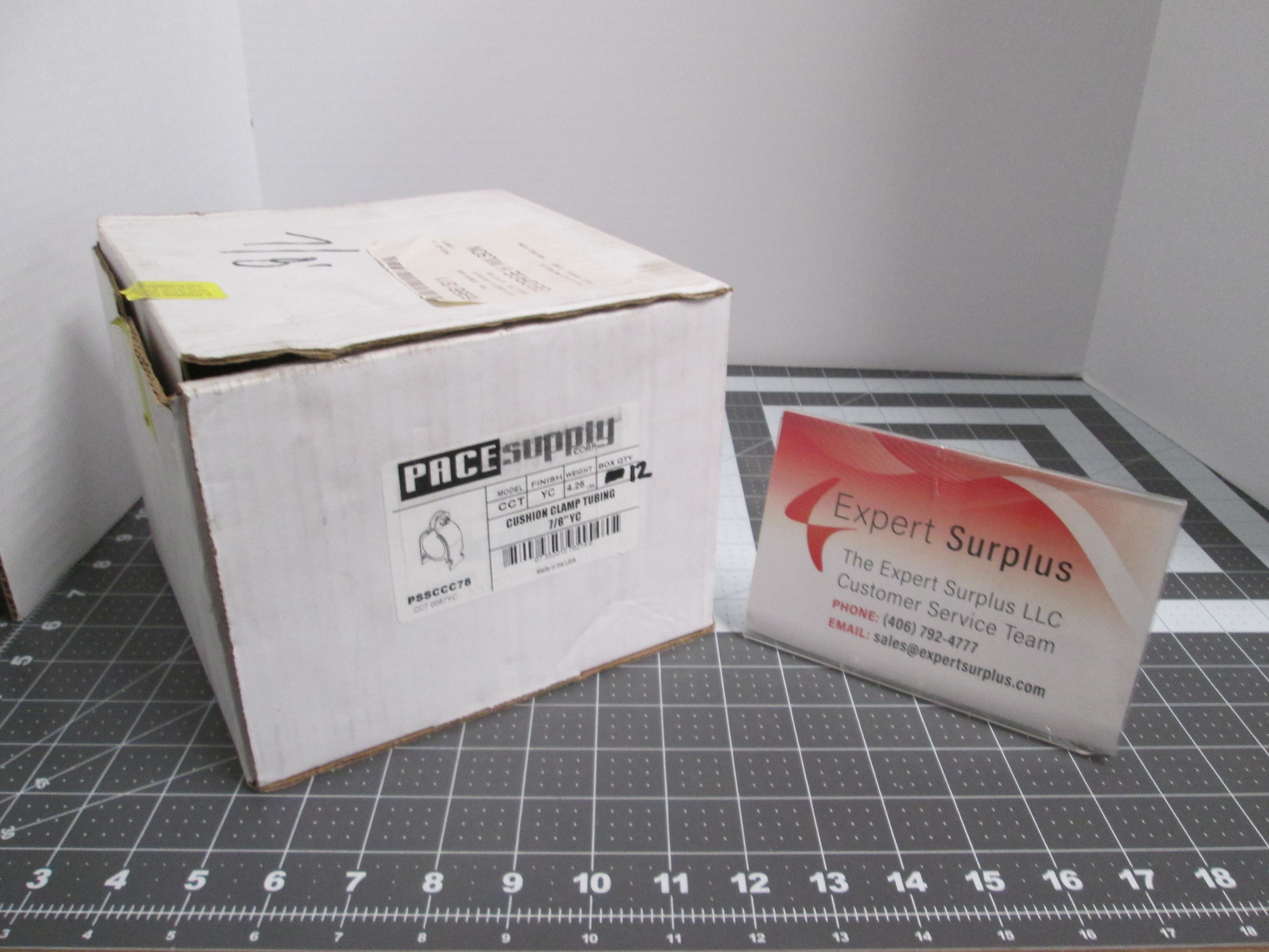Pace Supply, PSCCC78, CCT 0087YC 7/8" YC, Cushion Clamp Tubing Lot of 12