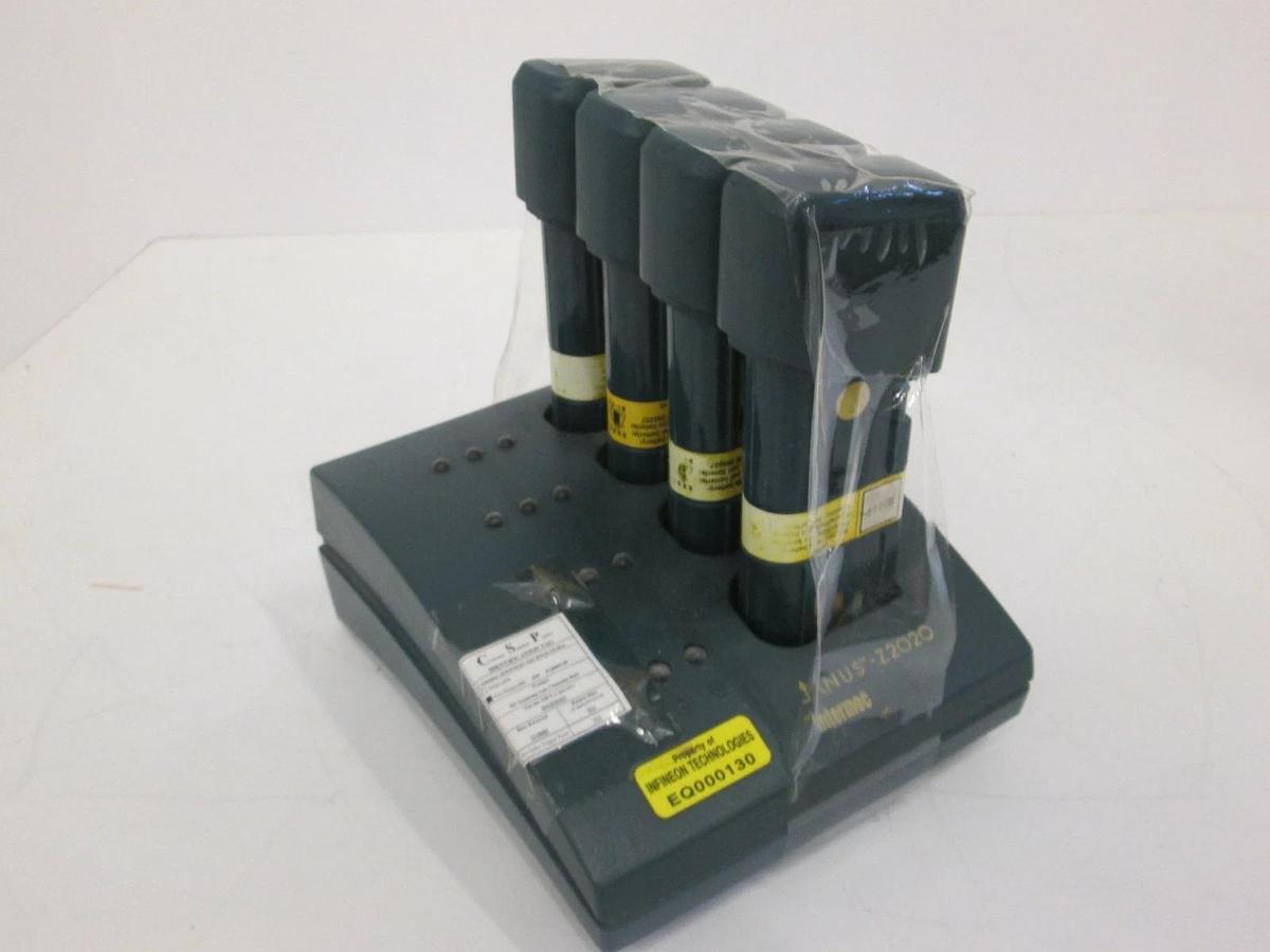 Used Intermec, Janus Z2020, Quad Battery Charger w/ 4 Batteries, Used