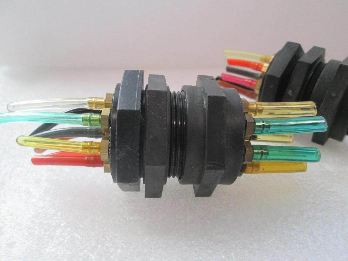 Used Pneutronics, Series 44, 8 Pin, Pneumatic Connector, Used, Lot of 2