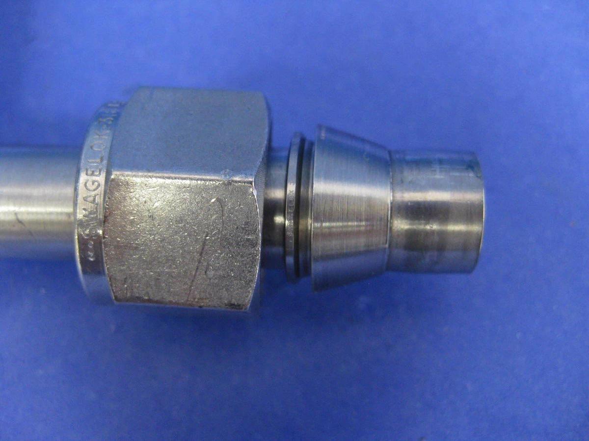 Used Veriflo 935TS8VCR8MXYK UHP High Flow Valve, 1/2" MVCR x 1/2" FCompression, Used