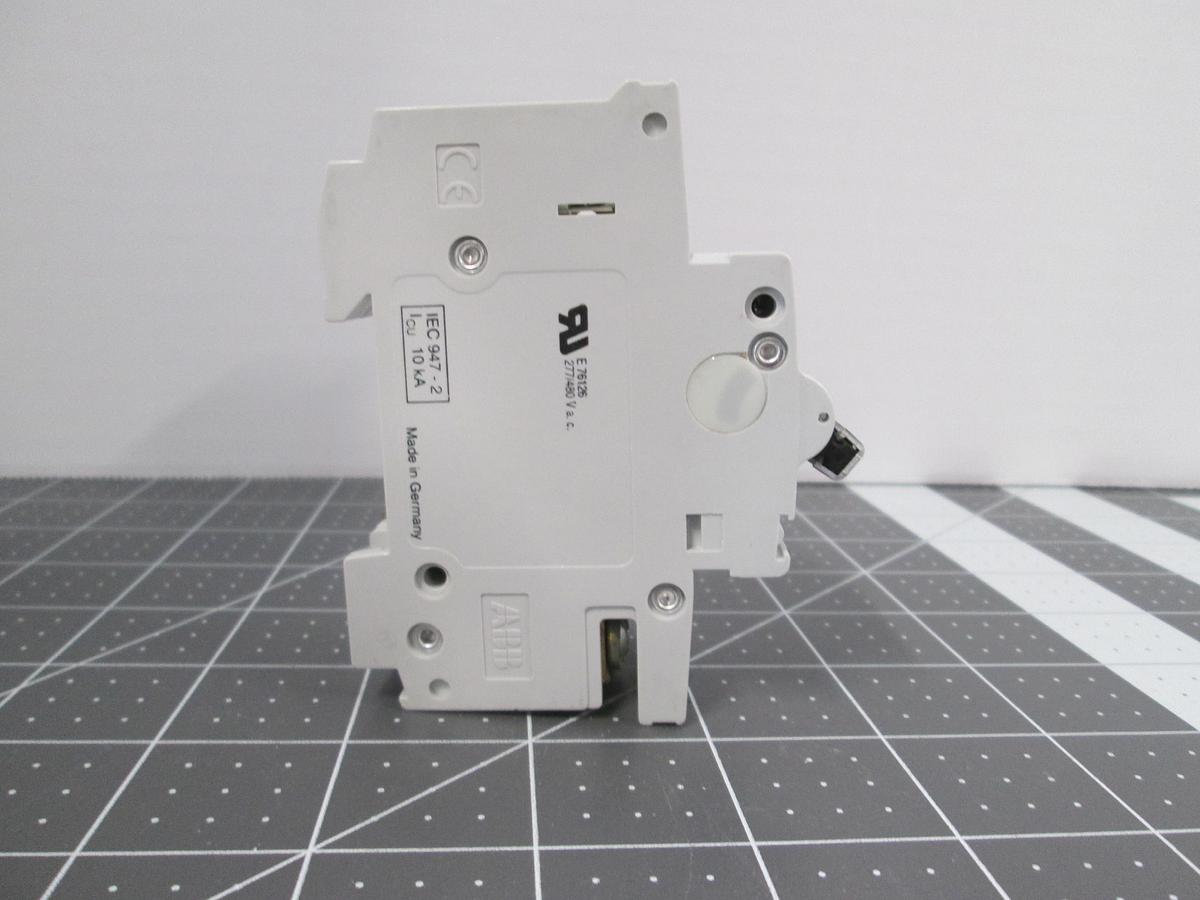 Used ABB, S262-D1, 1A 2 Pole 400VAC type D Circuit Breaker DIN Rail Used