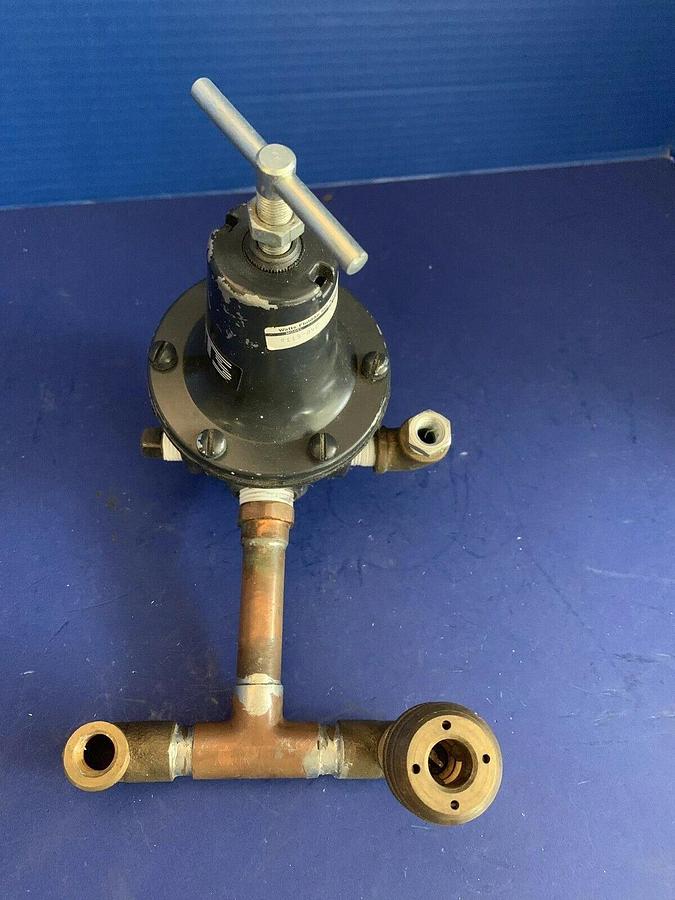 Used Watts R119-04C Air Regulator Assy w/ Hanson 3000 Push-Tite Coupling, Used