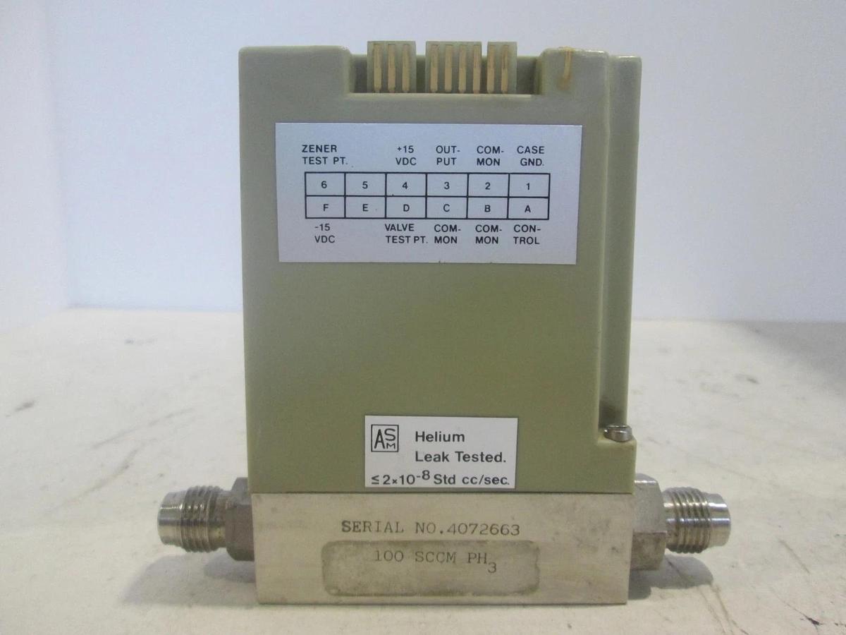 Used ASM, AFC-260, Mass Flow Controller, 100 SCCM, PH3, Used