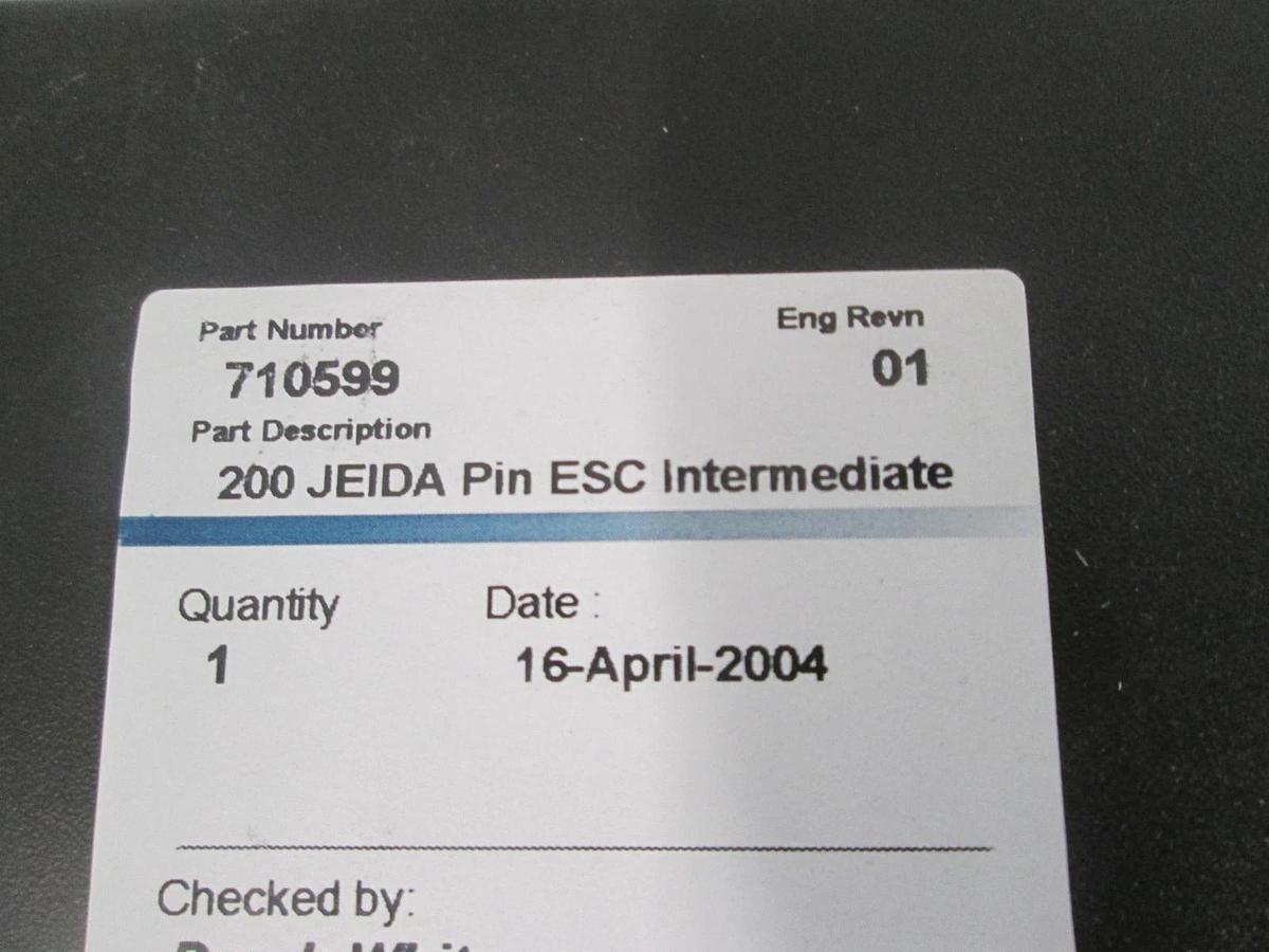 Trikon, Electrostatic Chuck Platen Shield, 200 JEIDA, 710599, New