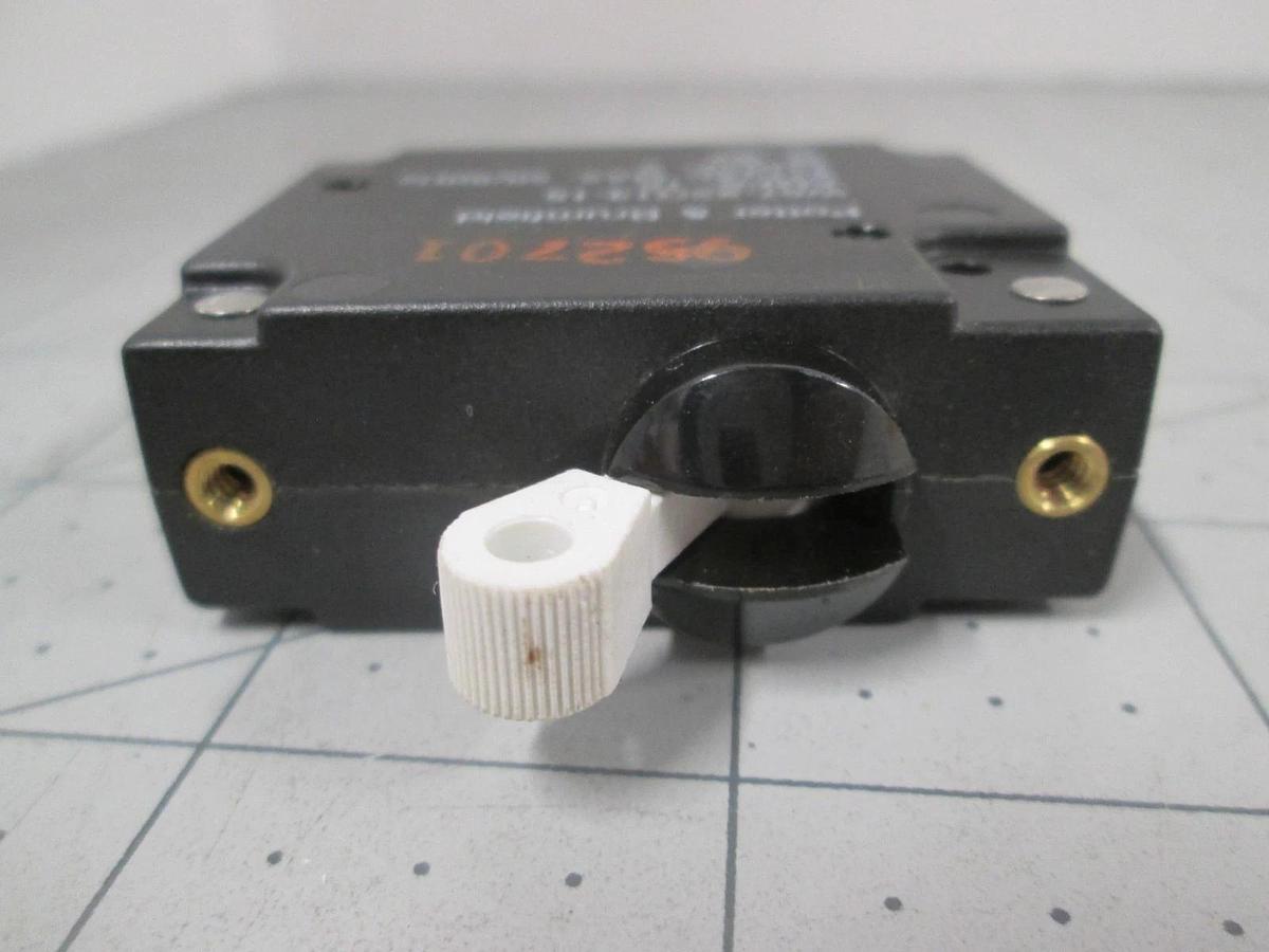 Used Potter & Brumfield, W67-X2Q13-15, 15A, Single Pole Circuit Breaker, Used