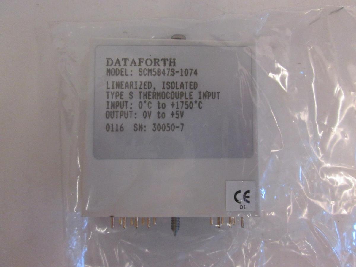Used DATAFORTH SCM5B47 TYPE S Linearized Isolated Thermocouple Input Module , Used