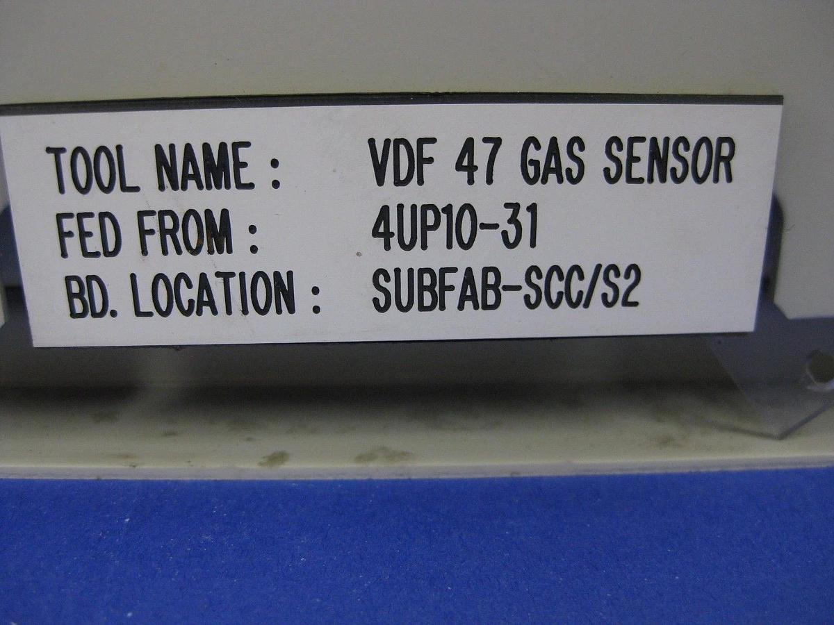 Used TEL Tokyo Electron VDF 47 Gas Sensor Breaker Box w/ 220V Breaker , Used