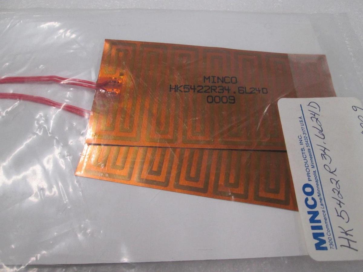Minco, HK5422R34.6L24D, Polymide, Thermofoil Heeater, New, Lot of 2