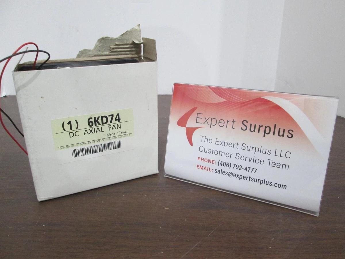 Used Dayton, Model 6KD74, DC Axial Fan, 24V, New