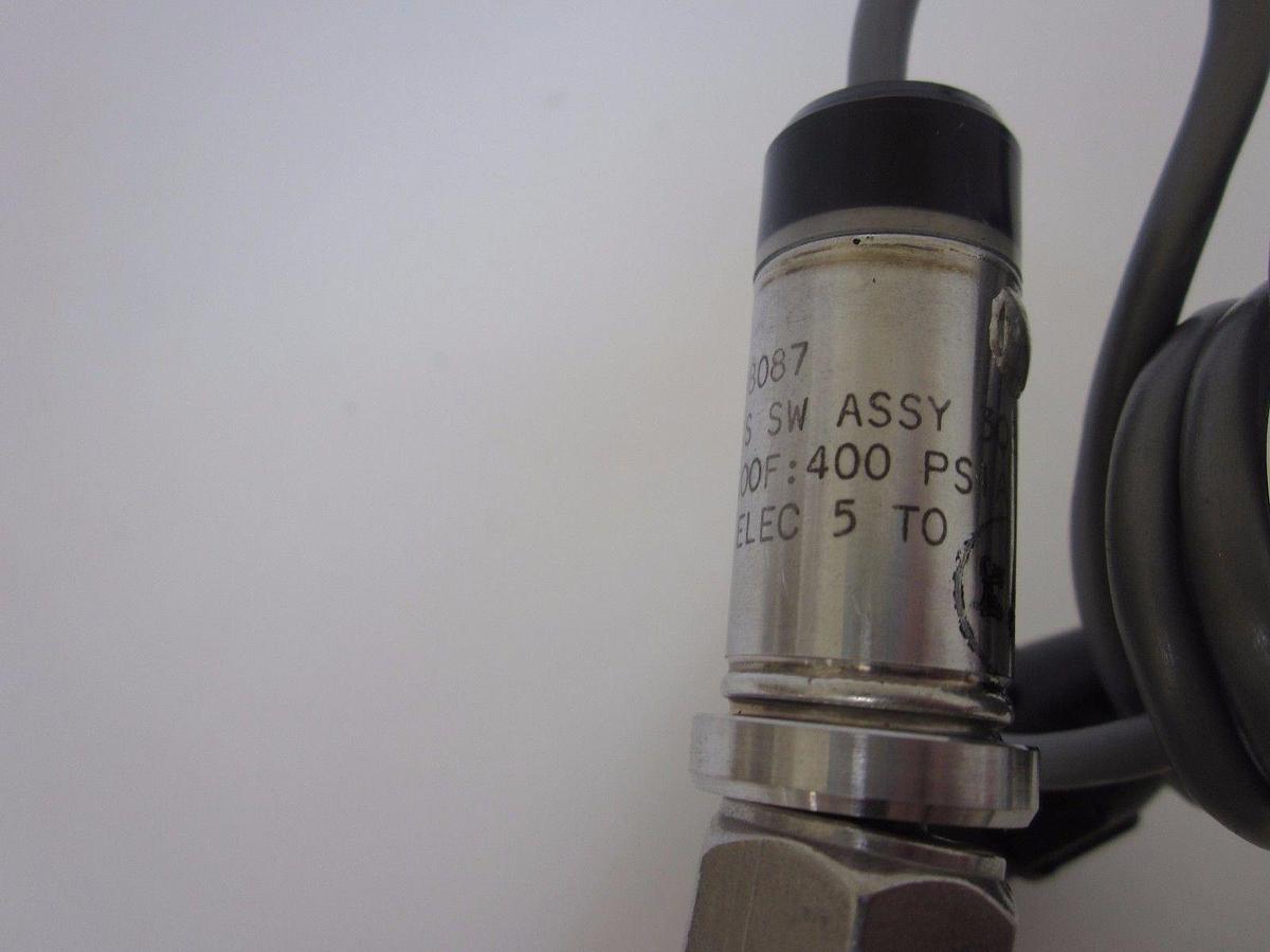 Used Semi Gas ITT  Neo-Dyn 98087 193 P5S47 ABS Pressure Switch, 400 psi, 1/4" FVCO
