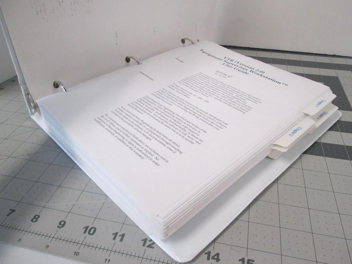 Used Semy, 810.06.47, VTR Equipment Supervisor Workstation, User Guide, Used