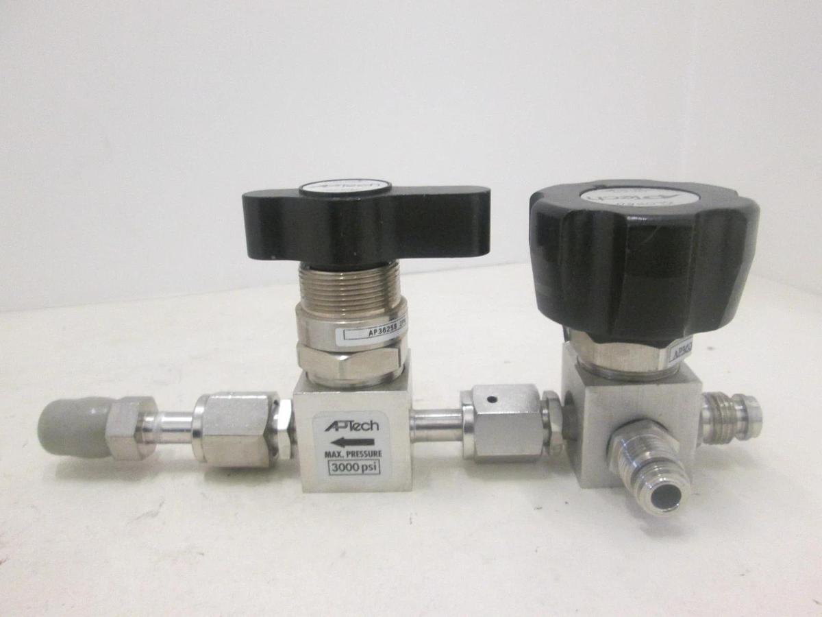 Used APTech, AP3600S Diaphragm Valve Assy w/ AP3625S, Used