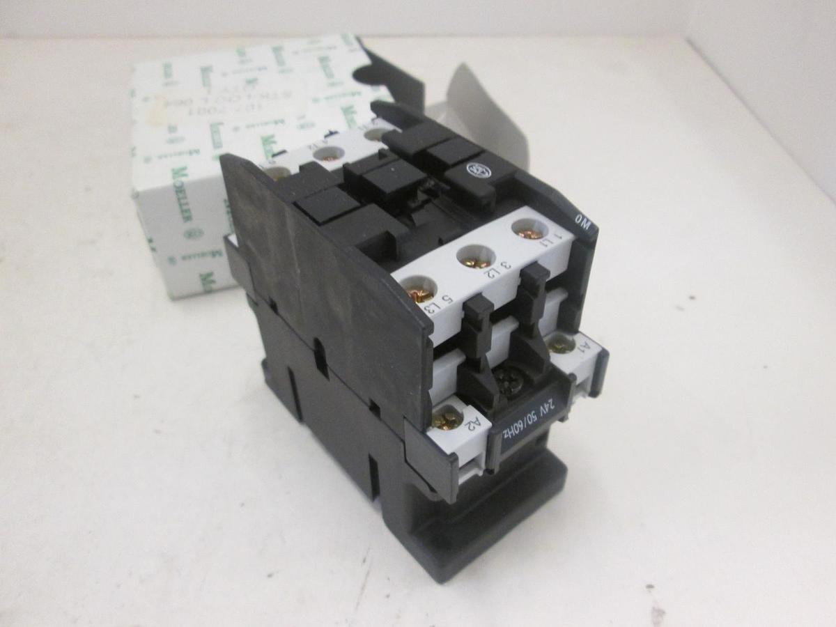 Klockner MOELLER, DILOM (24v 50/60 Hz), CONTACTOR, RELAY 24V 50/60 Hz, CE, New