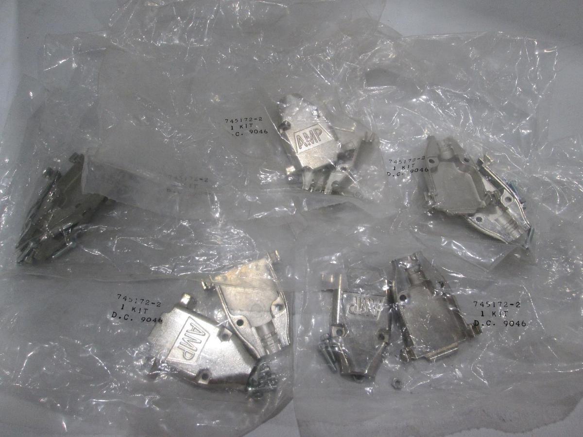 AMP, 745172-2, D-Sub Connector Shell, New, Lot of 5