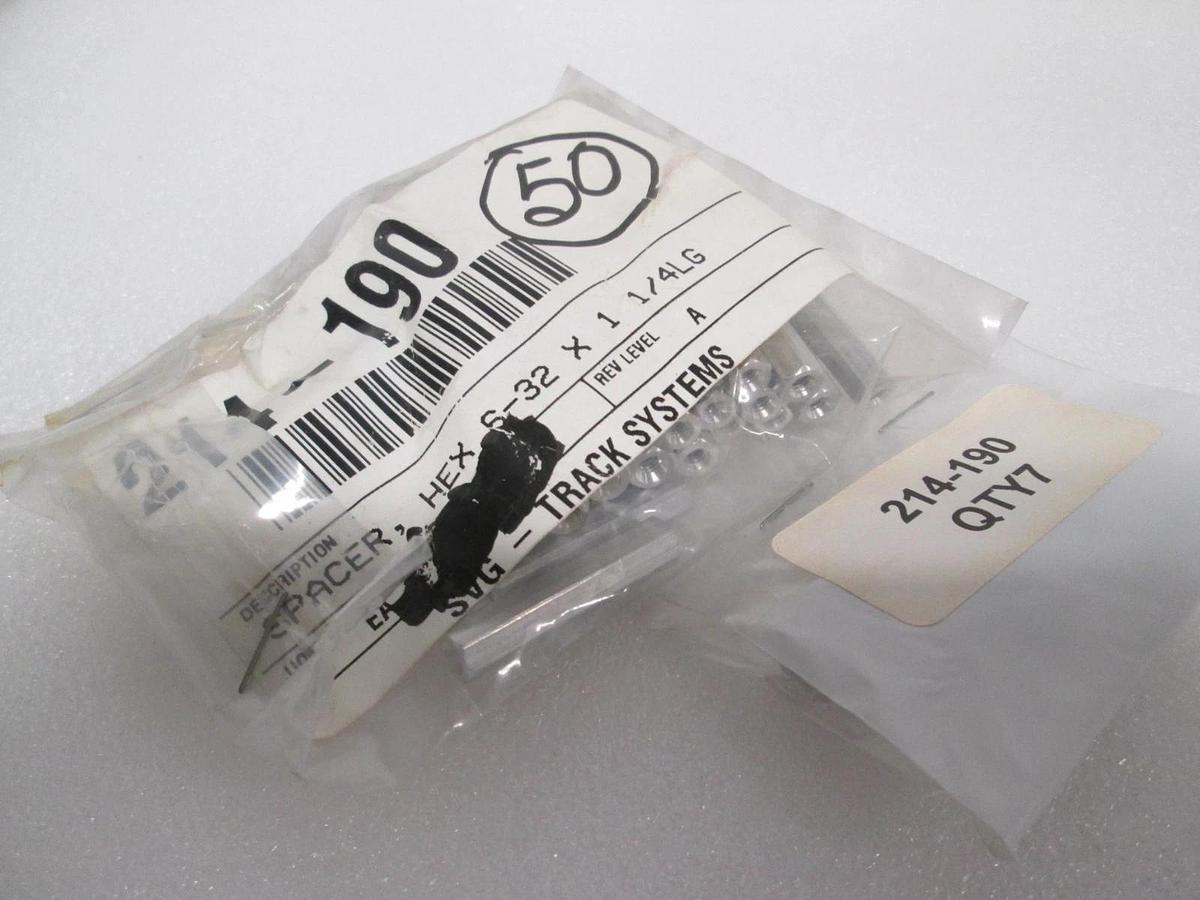 Hex Spacer, 6-32 x 1 1/4LG, 214-190, New, Lot of 50