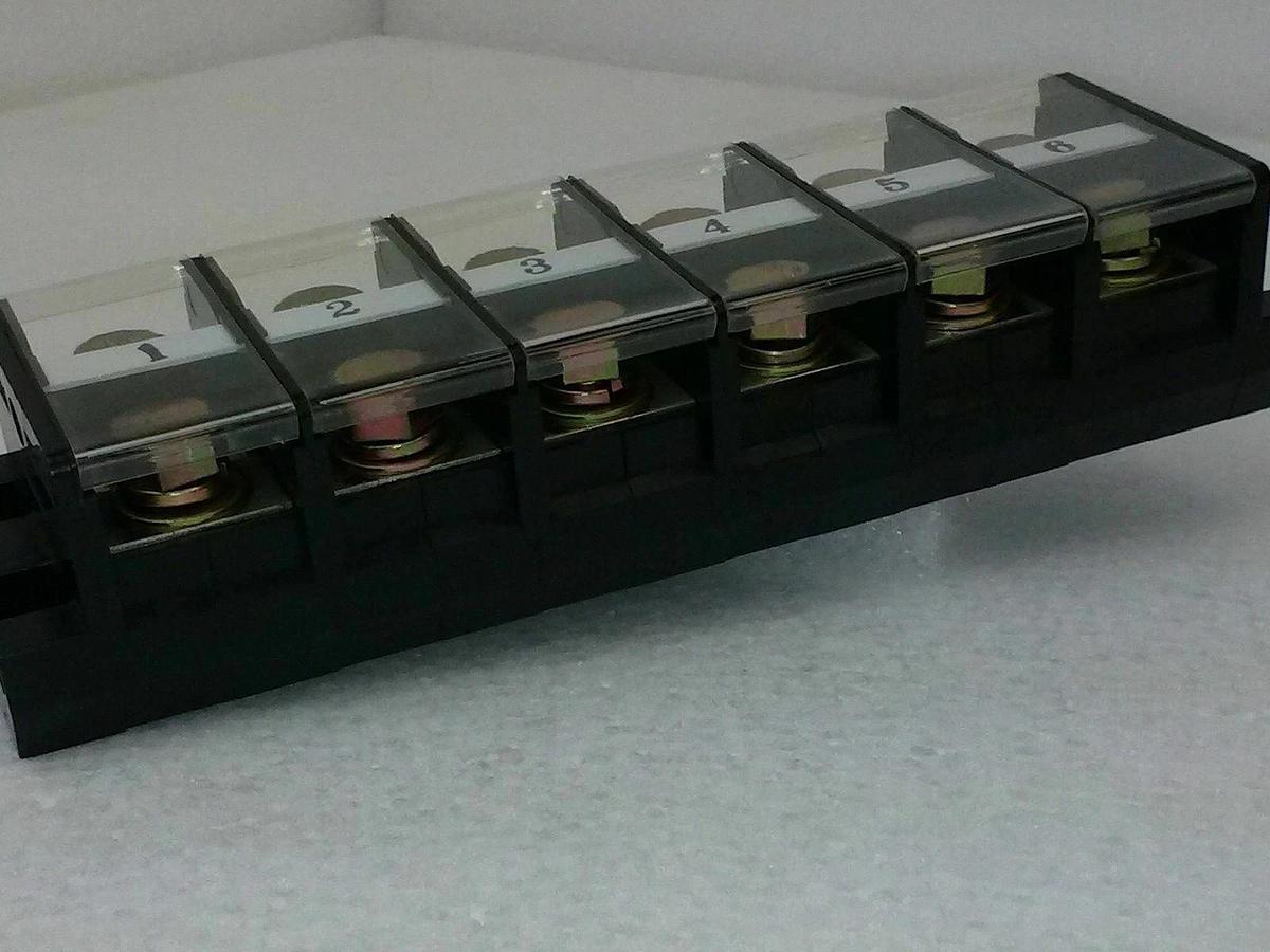 Used Terminal Block 6-Position, LOT of 2