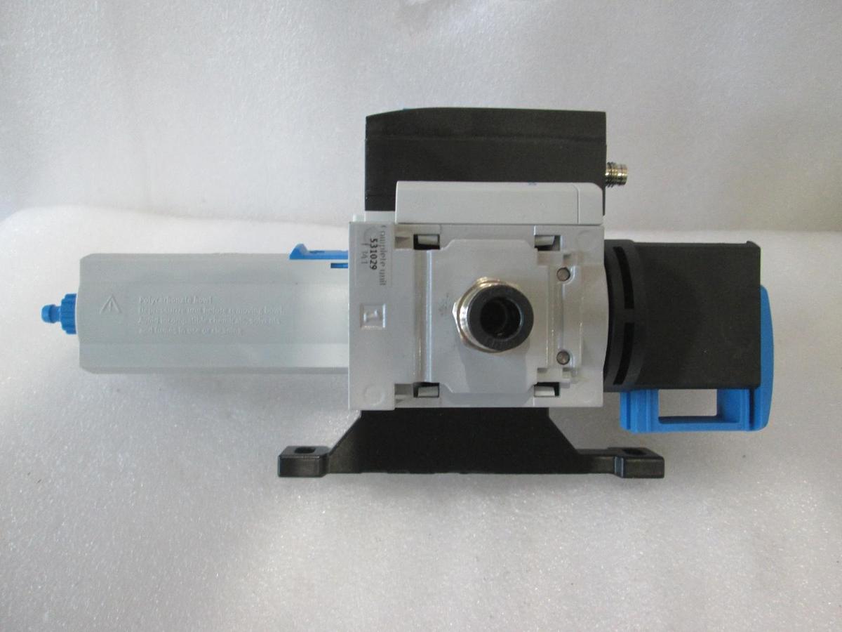 Used Festo, MS4-LFR-1/4 Filter Regulator Assy w/ M54N-EM1 Filter, Used