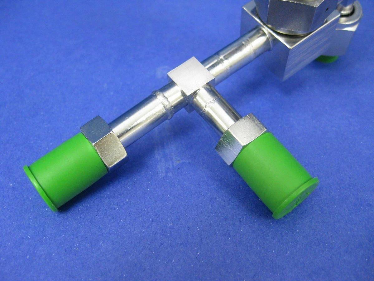 Used Nupro SS-4BK-TW-1C Bellows Sealed Valve ASSY w/ NC Actuator, 1/4" VCR - Used