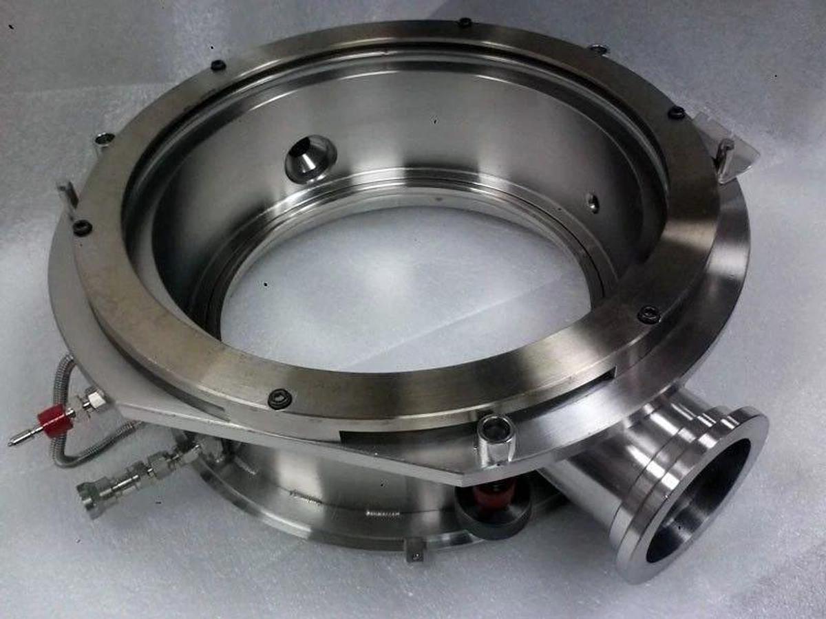 Used TEL Tokyo Electron LPCVD Process Chamber Manifold Right Side Ports, Alpha8s Used
