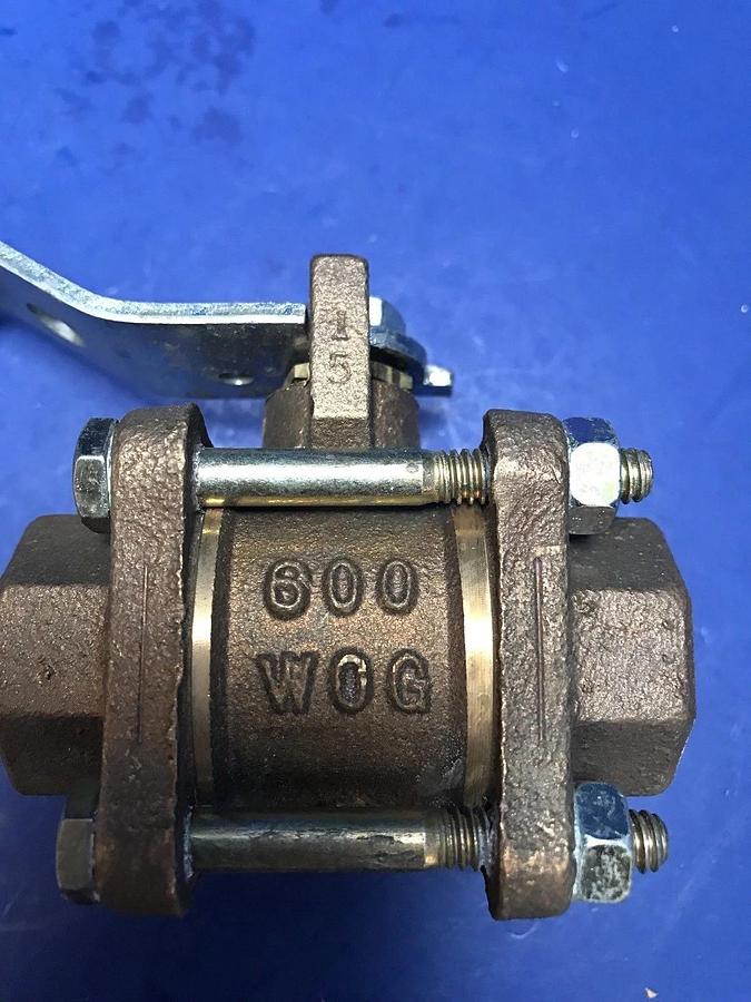 Used NIBCO 3/4" and 1/2" Ball Valve 595-Y-66, Lot of 2 Used