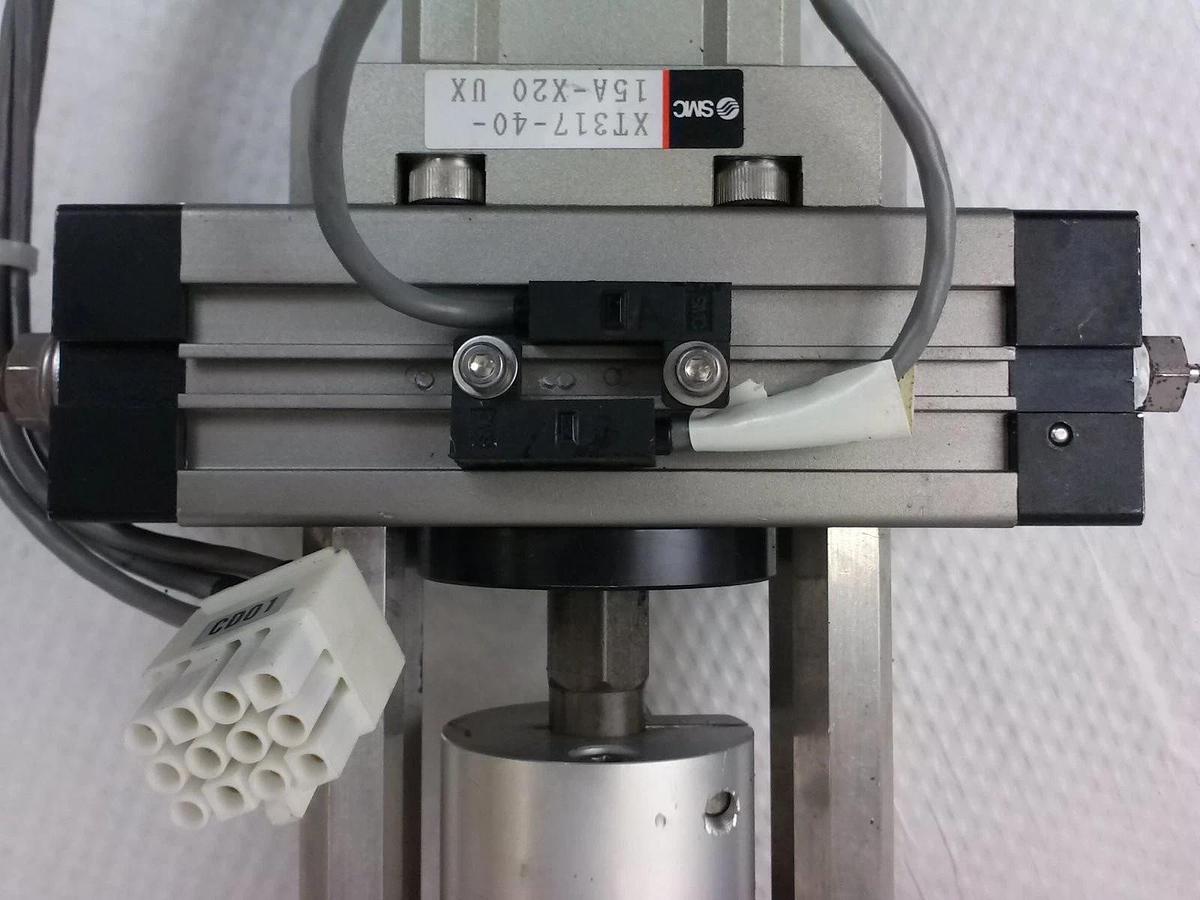 Used TEL Tokyo Electron SMC XT317 Process Door Pneumatic Rotary Actuator, Used