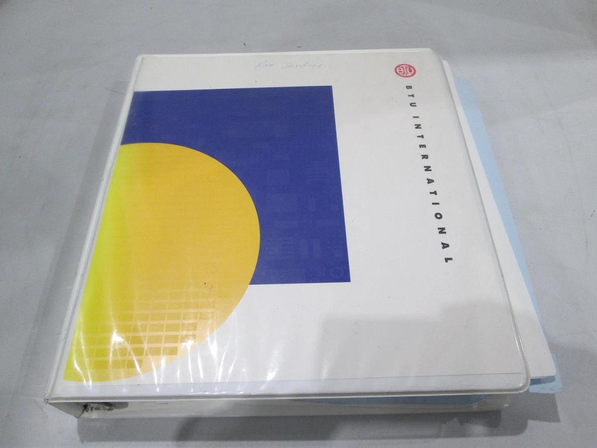 Used BTU International, Model 7355B & X, Maintenance Manual, Used