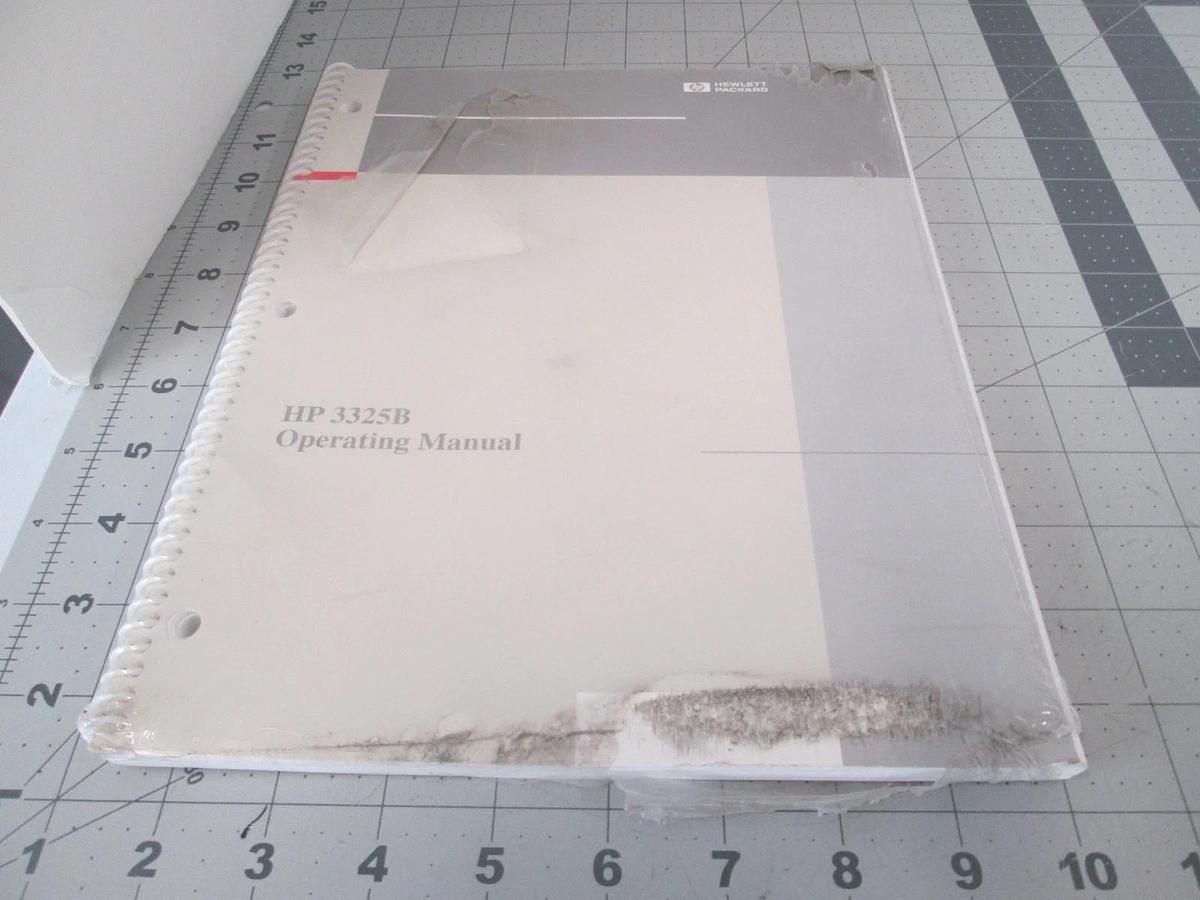 Used Hewlett Packard, HP 3325B, Operating Manual, Used
