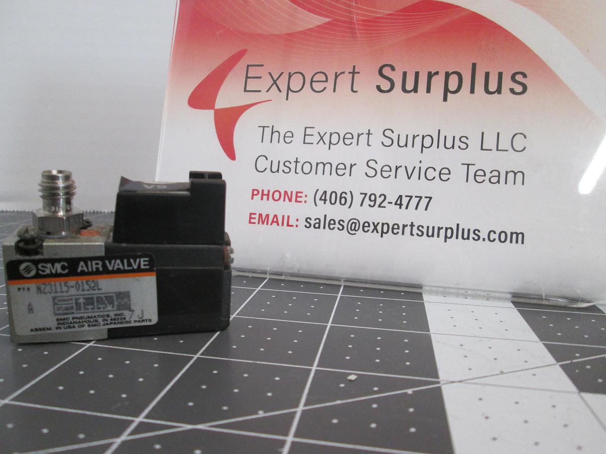 Used SMC, NZ3115-0152l, 3-Port Pneumatic Solenoid Air Valve 24VDC Industrial