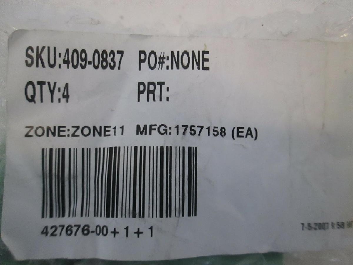 Wire-Board Connector, 409-0837, Zone 11, 16 Position, New, Lot of 4