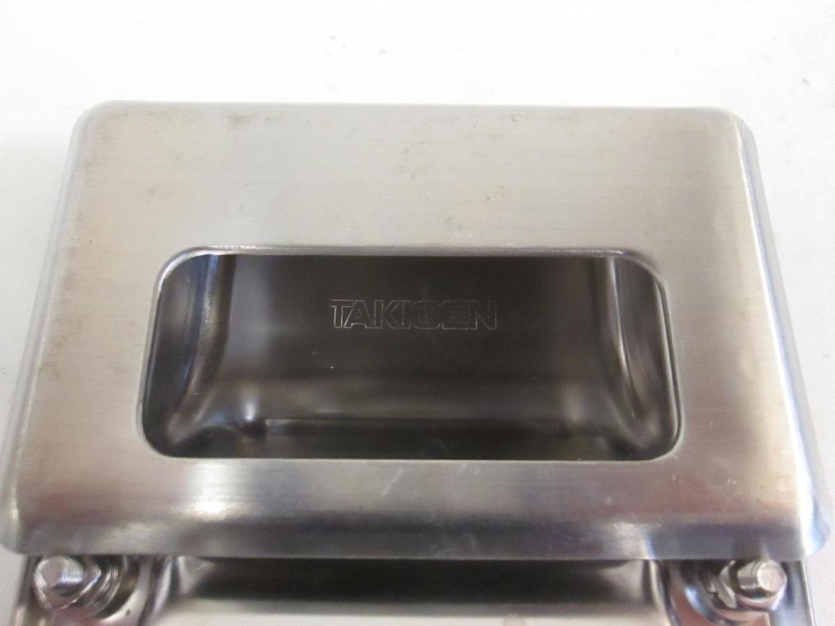 Used Takigen Stainless Steel Flush Mount Metal Grips, A-1191-3, SUS304, Lot of 2