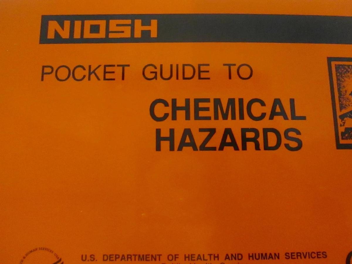 Used NIOSH, Pocket Guide To Chemical Hazards, 1994, Used