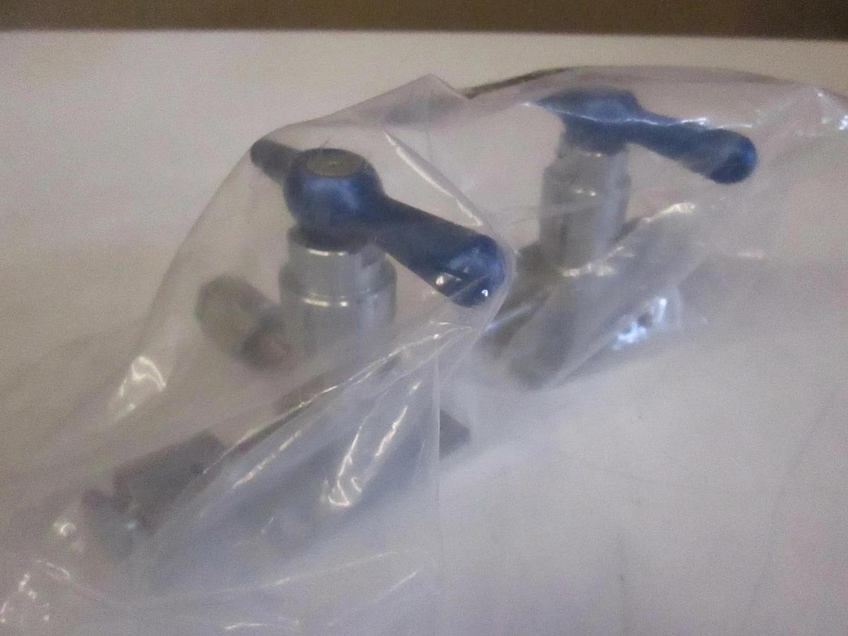 Used Semi Gas manual purge valve assembly, 1/4" FVCR Fittings, Tested Good