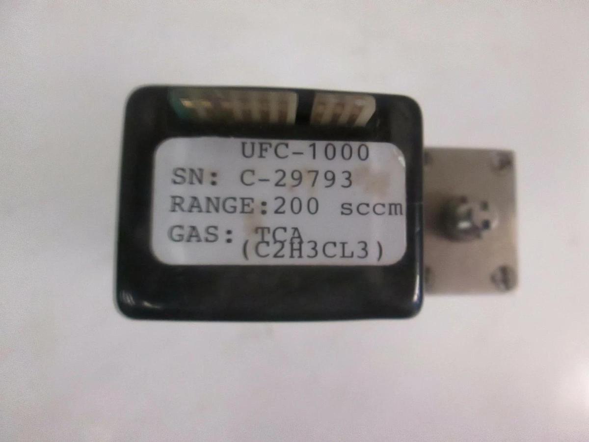 Used Unit UFC-1000 Mass Flow Controller MFC, TCA (C2H3CL3), 200 SCCM