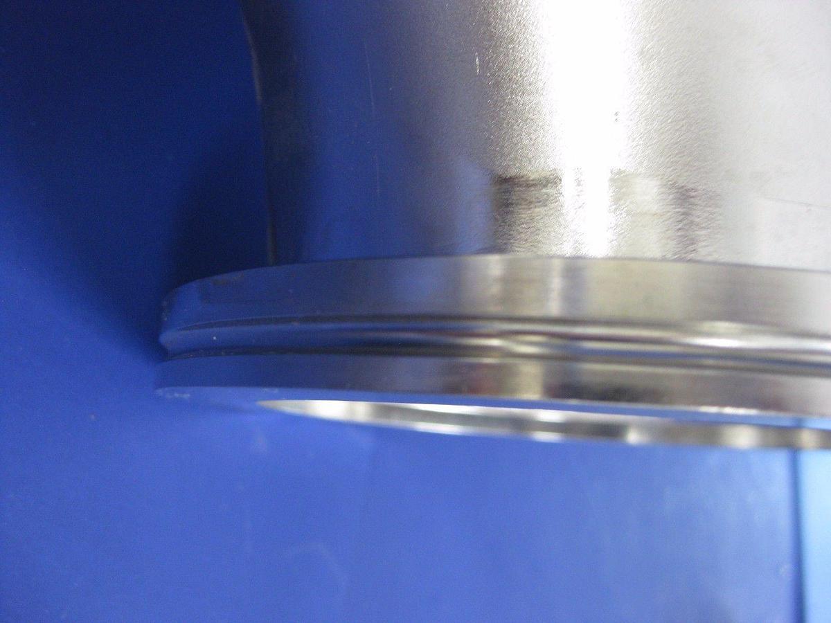 Used HPS Stainless Steel ISO-100 / 6.5" CF Vacuum Pipe Weldement w/ 4 Ports NW40, NW5