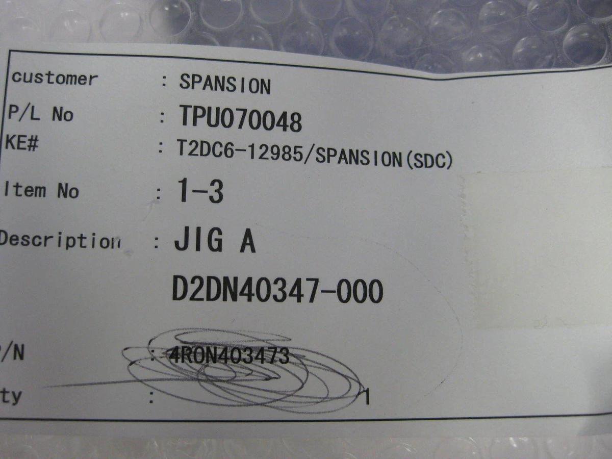 Used TEL Tokyo Electron Quartz Jig A, D2DN40347-000, New