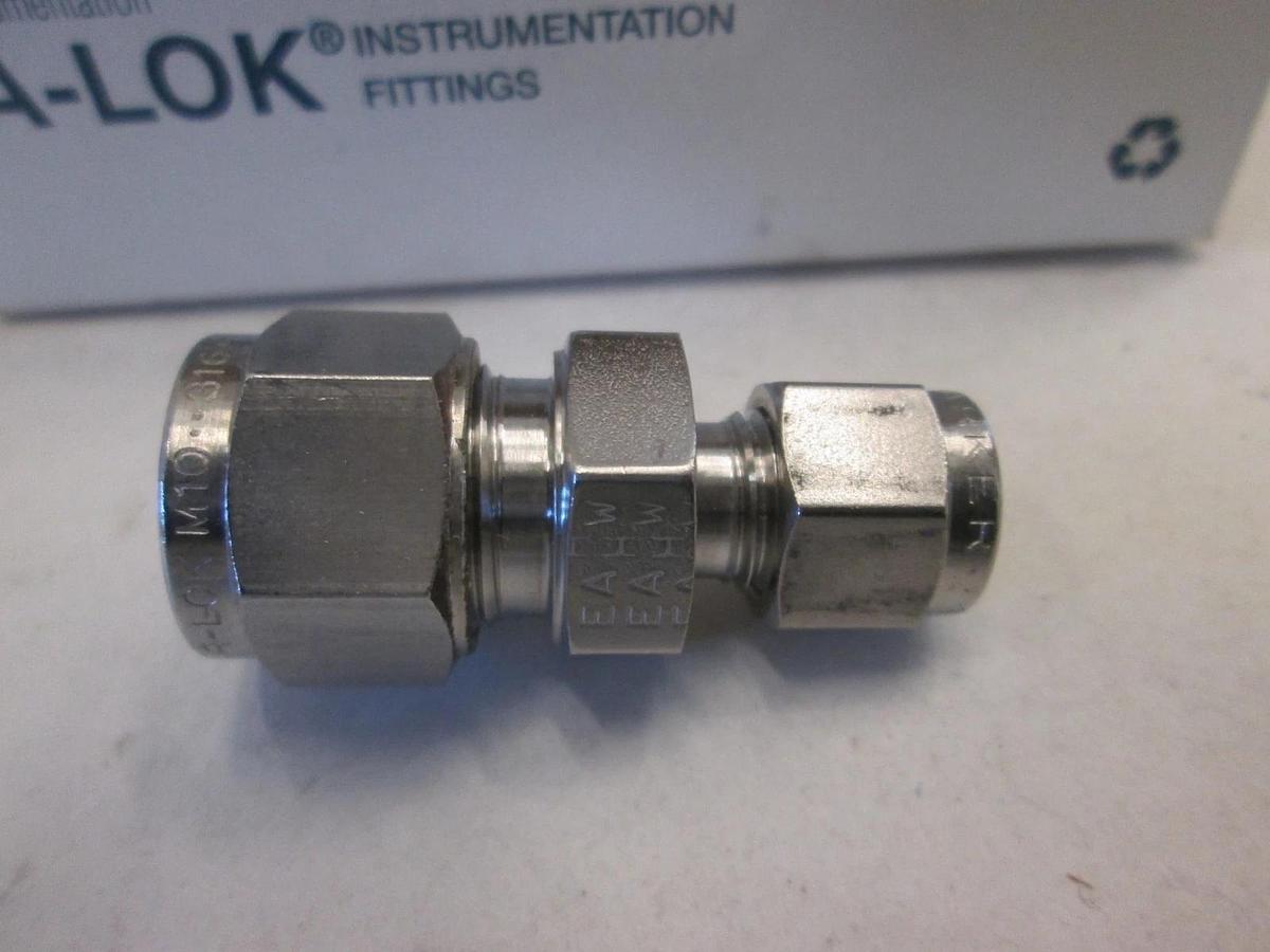 Parker, M10CU4-316, Union Coupling, Box of 4, New
