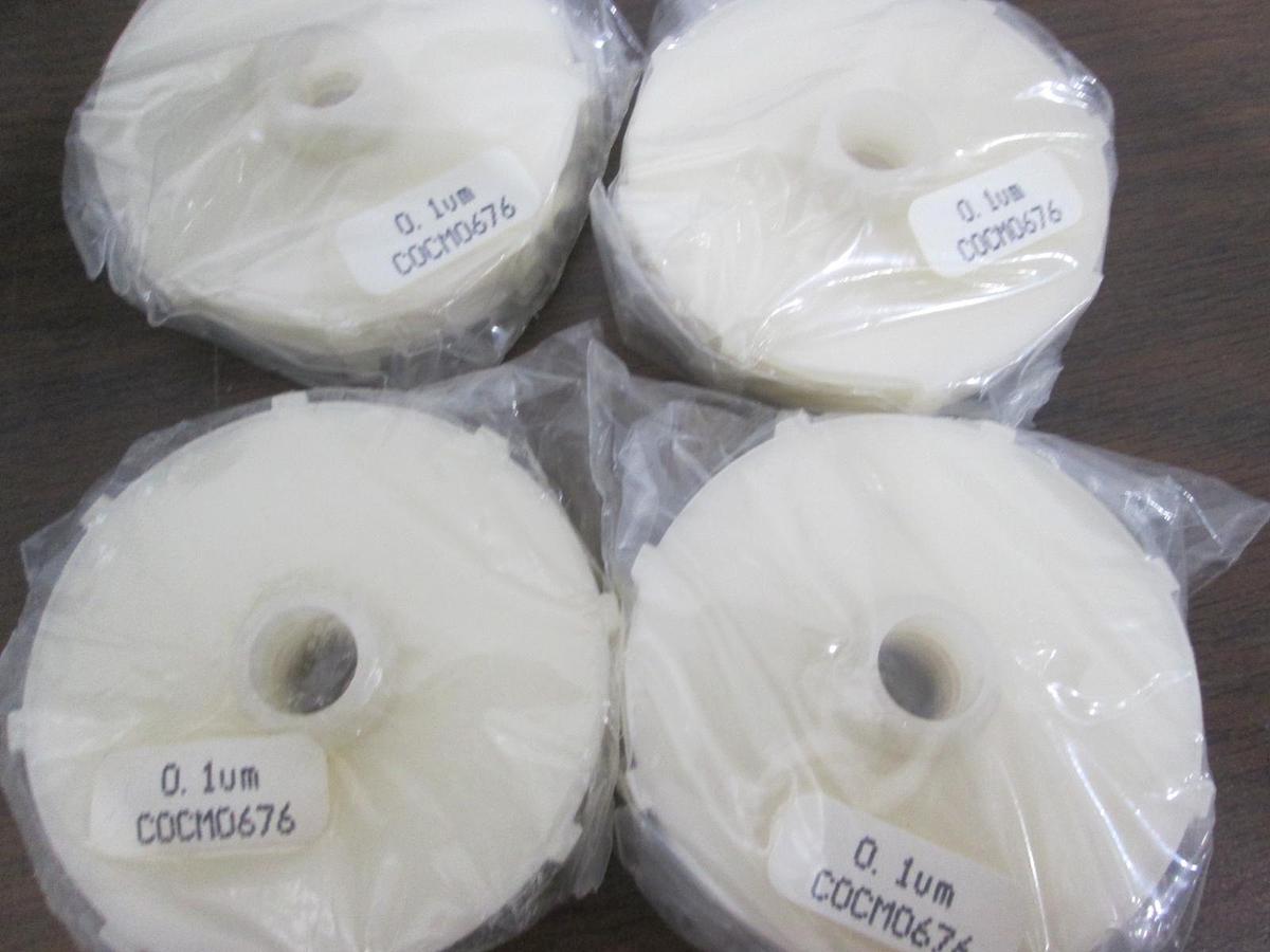 Used Millipore, WGFA04HP6, F-4 Filter, 1.0 UM, 0.1 UM, 0.2 UM, New, Lot of 9