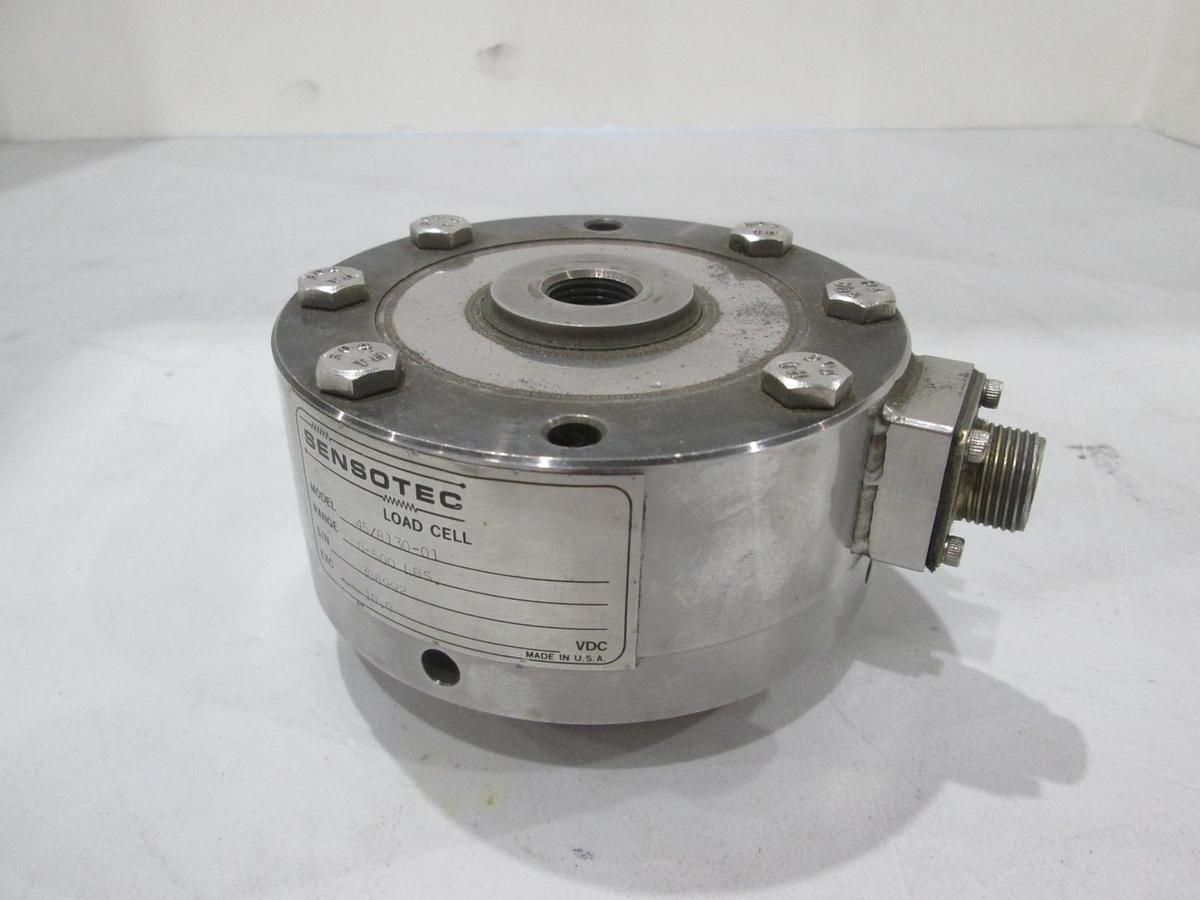 Used Sensotec, 45/8130-01, 0-500 lbs Load Cell, Used