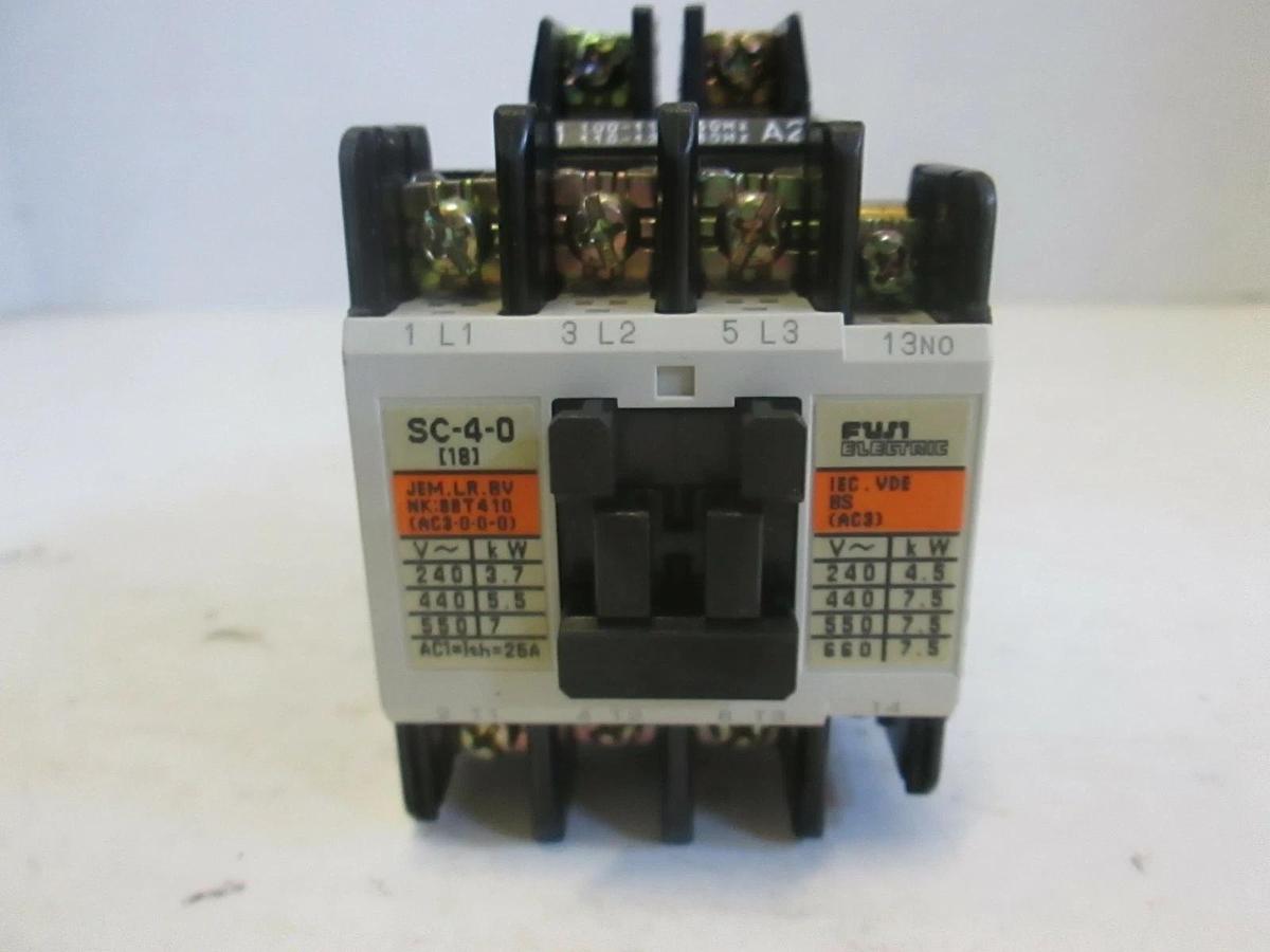 Used Fuji Electric Contactor SC-4-0, Used