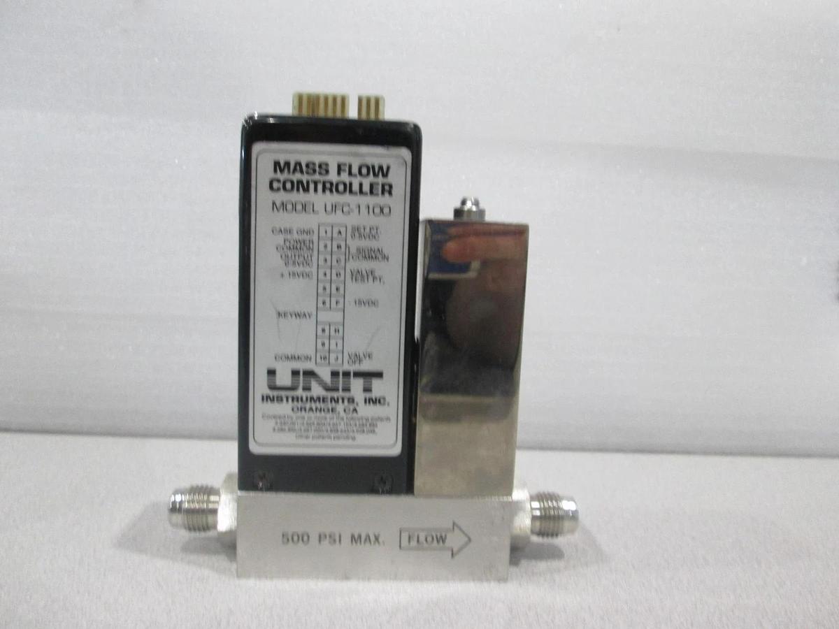 Used Unit UFC-1100 Mass Flow Controller, Gas DE100, 50 SCCM
