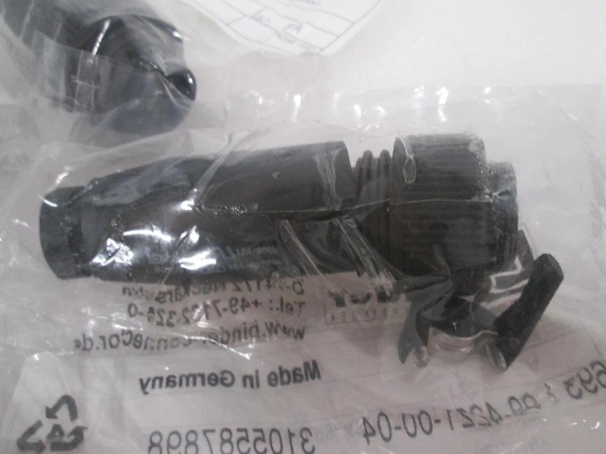 TEL Tokyo, Binder, Round Connector, 99-4221-00-04, New, Lot of 2