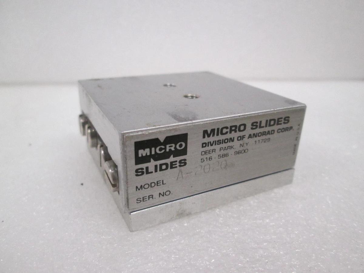 Used Micro Slides, A-2020, Linear Slide, Used