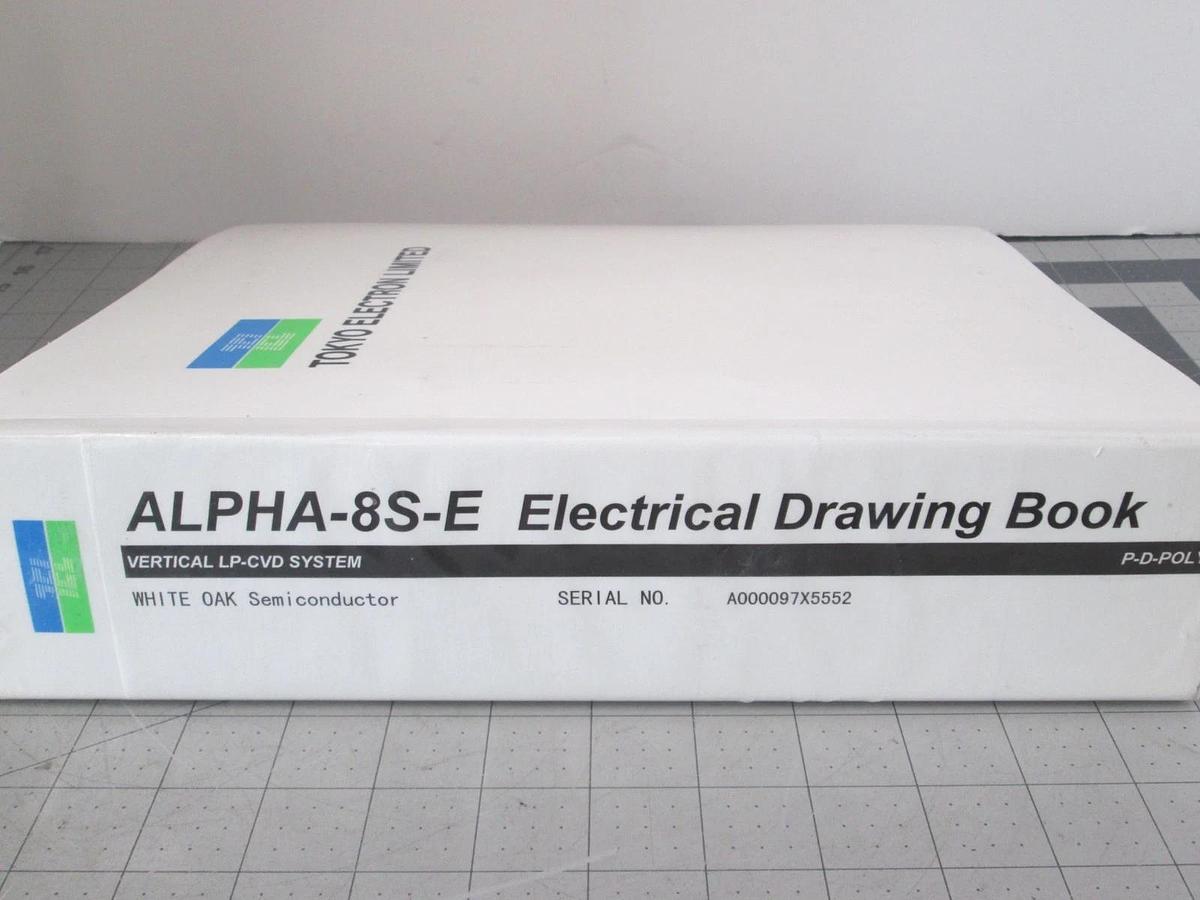 Used TEL Tokyo, ALPHA-8S-E, Electrical Drawing Book P-D-POLY, REV 2.0, Used