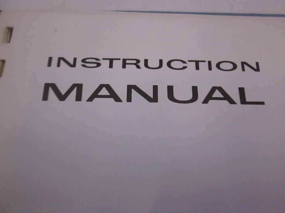 Used Tectronix Type 280 Trigger Countdown Instruction Manual, Used