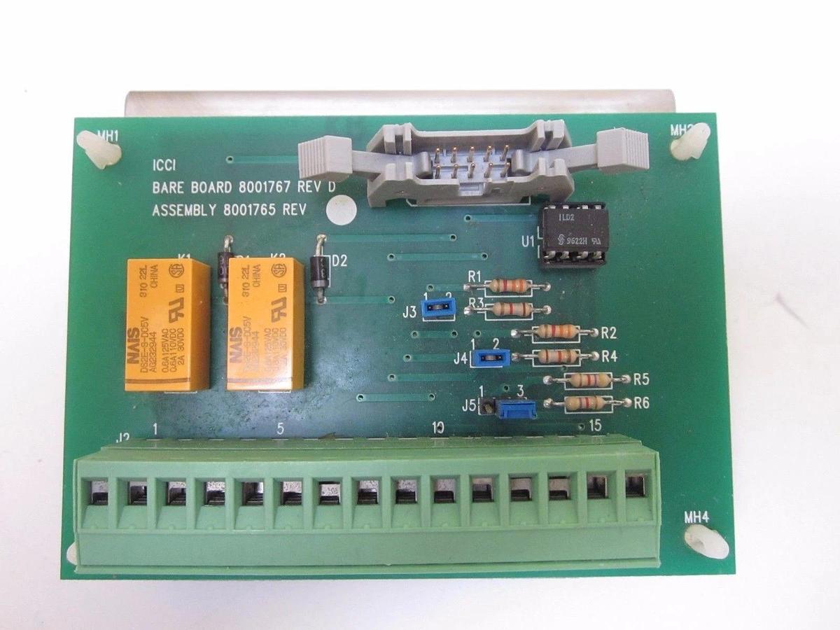 Used ICCI 8001765 Rev D, PCB Assembly, Diffusion Furnace Boat Loader Interface