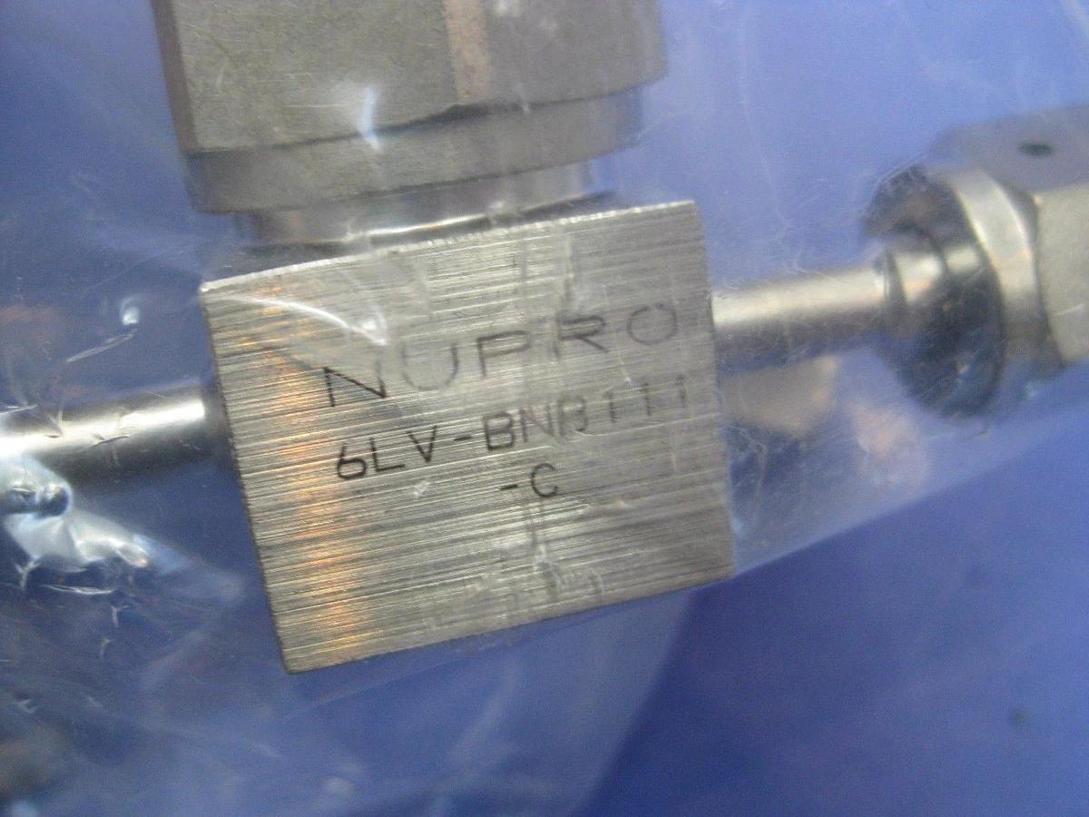 Used Nupro Swagelok 6LV-BNB111-C, 3-Way Bellows Sealed Valve Assy, Used and Tested